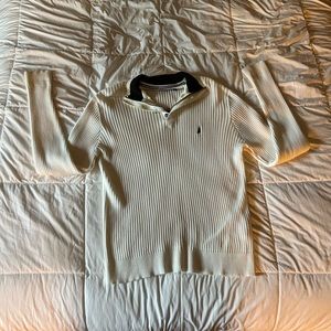 Nautica 1/4 Zip Up/ Button Up Pullover Sweater